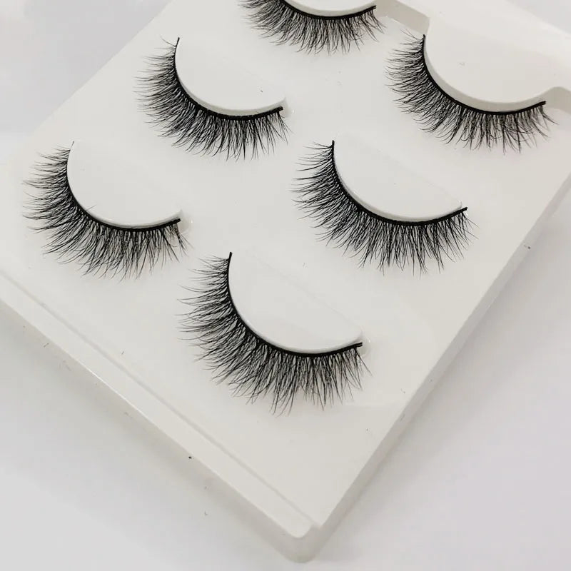 3 pairs False Eyelashes