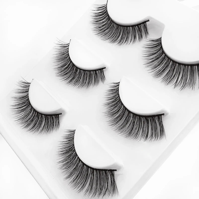 3 pairs False Eyelashes