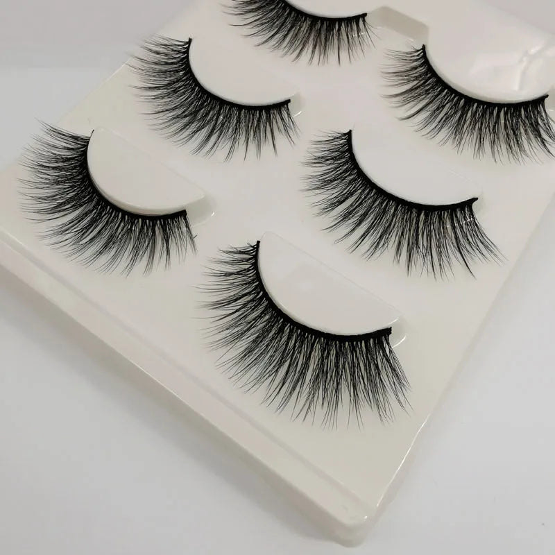 3 pairs False Eyelashes