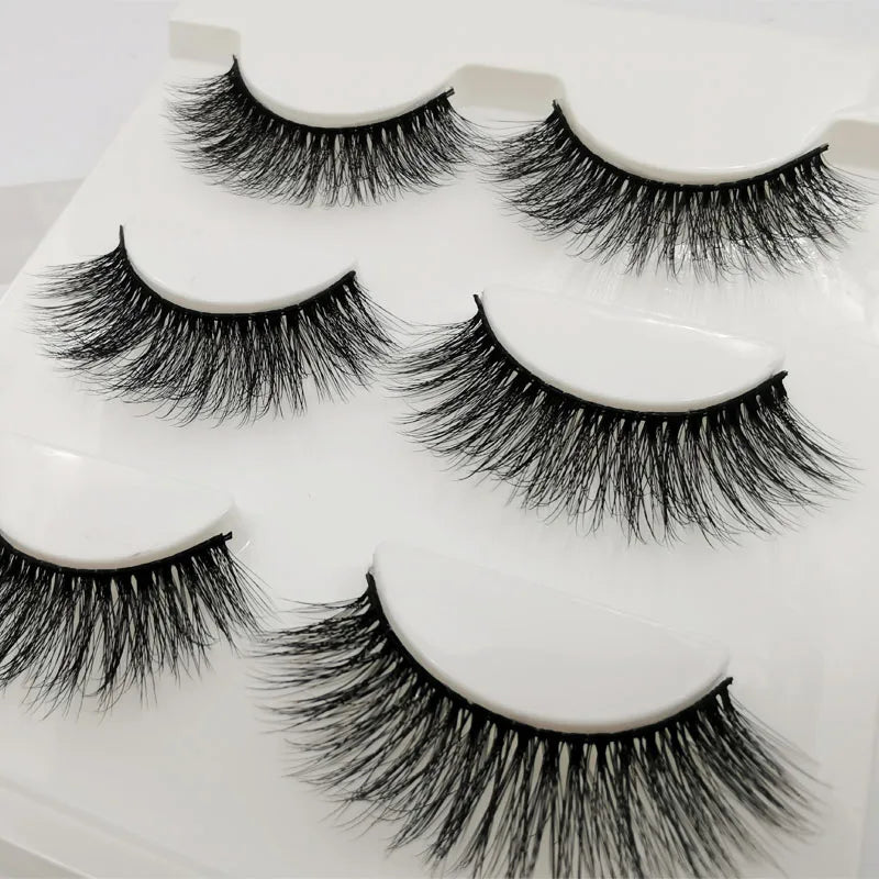 3 pairs False Eyelashes