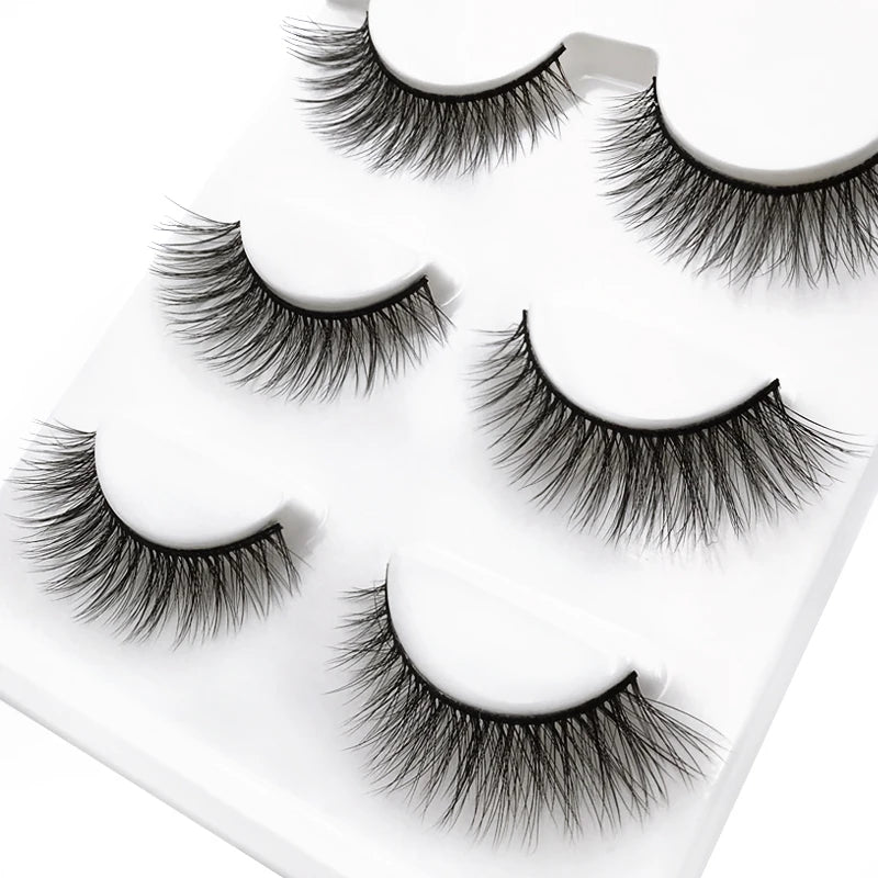 3 pairs False Eyelashes