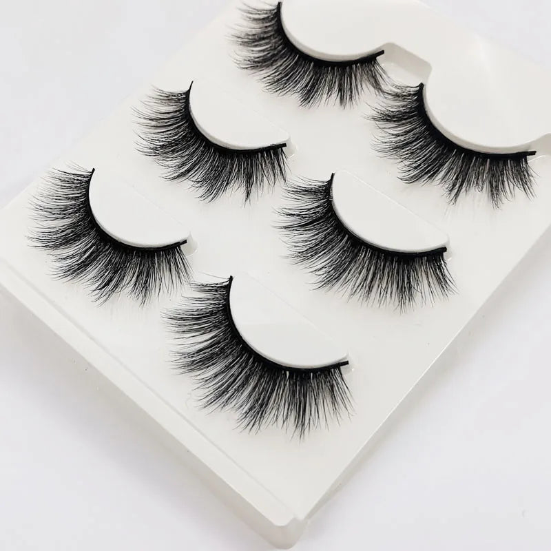 3 pairs False Eyelashes