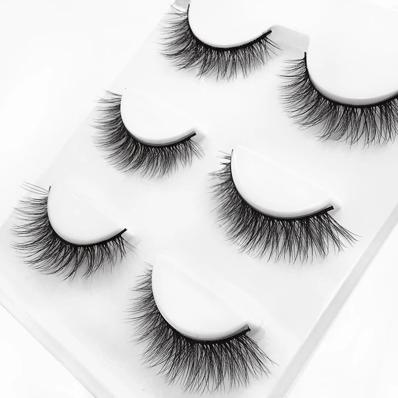 3 pairs False Eyelashes