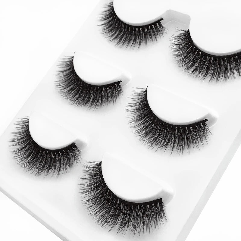 3 pairs False Eyelashes