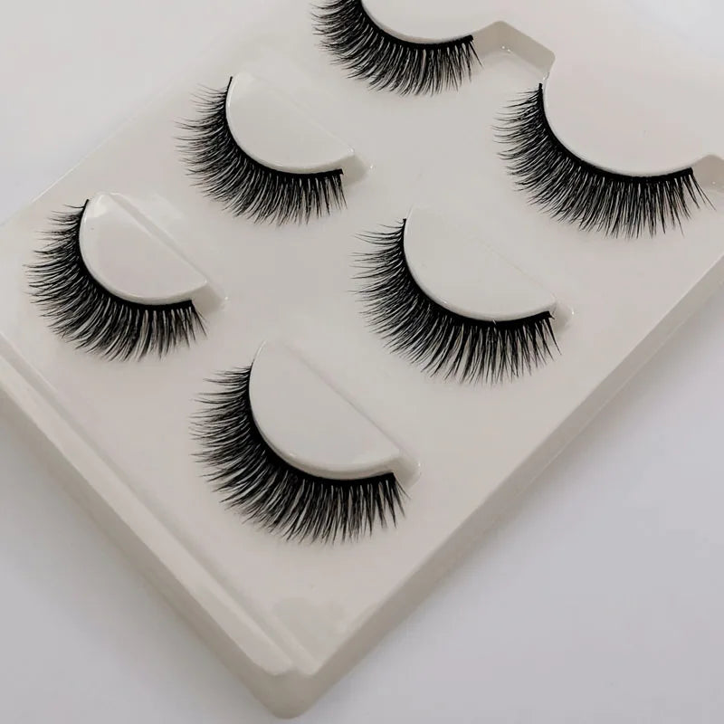 3 pairs False Eyelashes