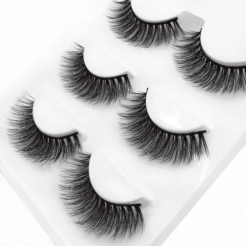 3 pairs False Eyelashes