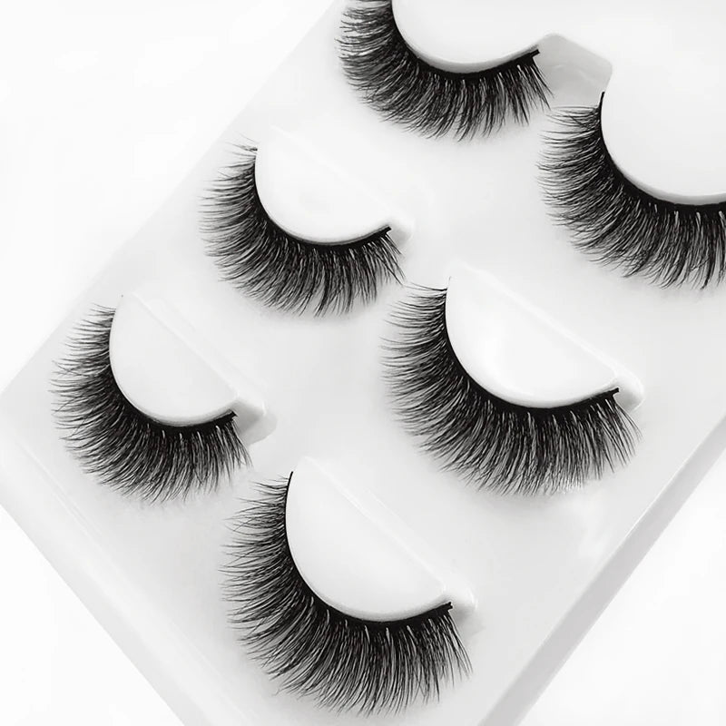 3 pairs False Eyelashes