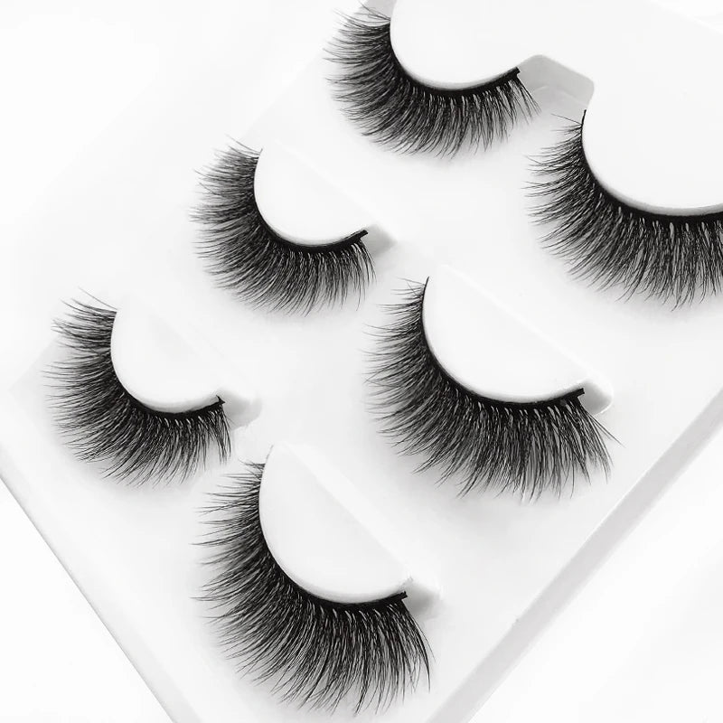 3 pairs False Eyelashes