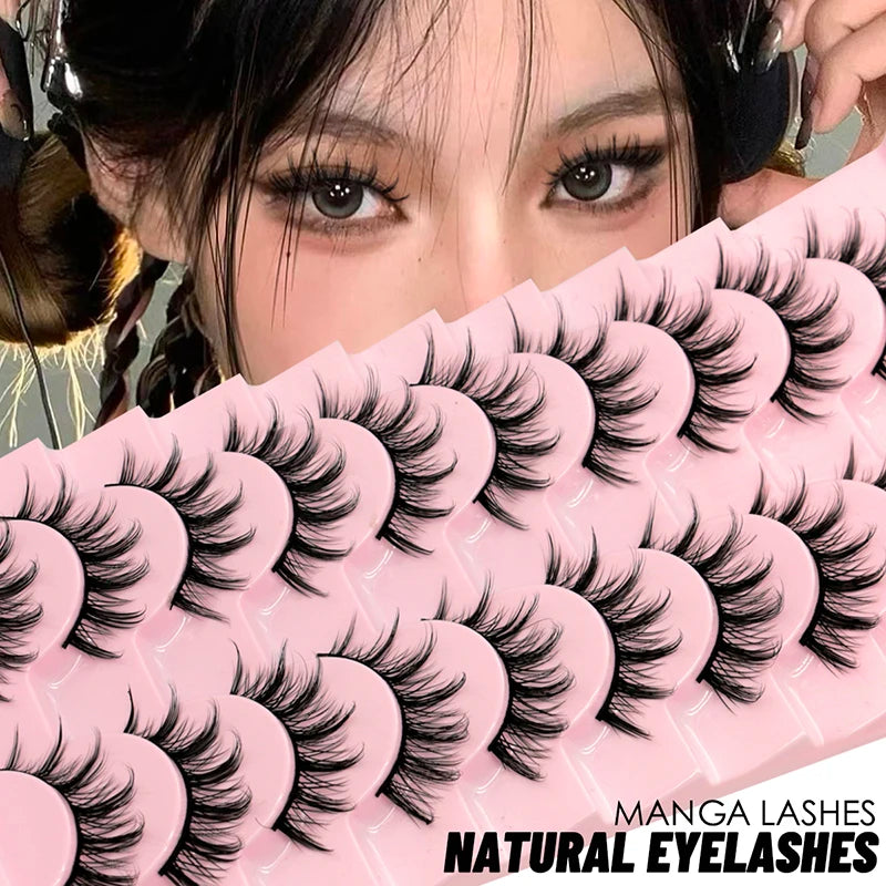 Natural False Eyelashes (5/10 Pairs)