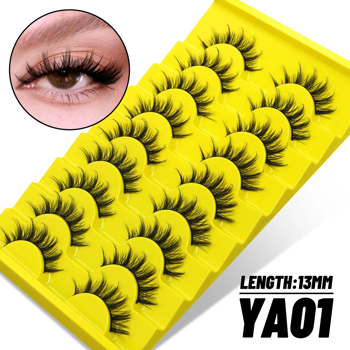 Natural False Eyelashes (5/10 Pairs)