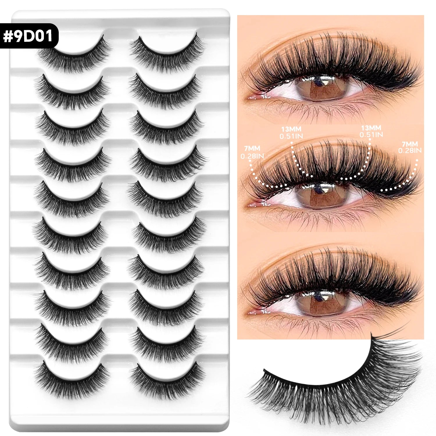 Strips Mink Fluffy Lashes