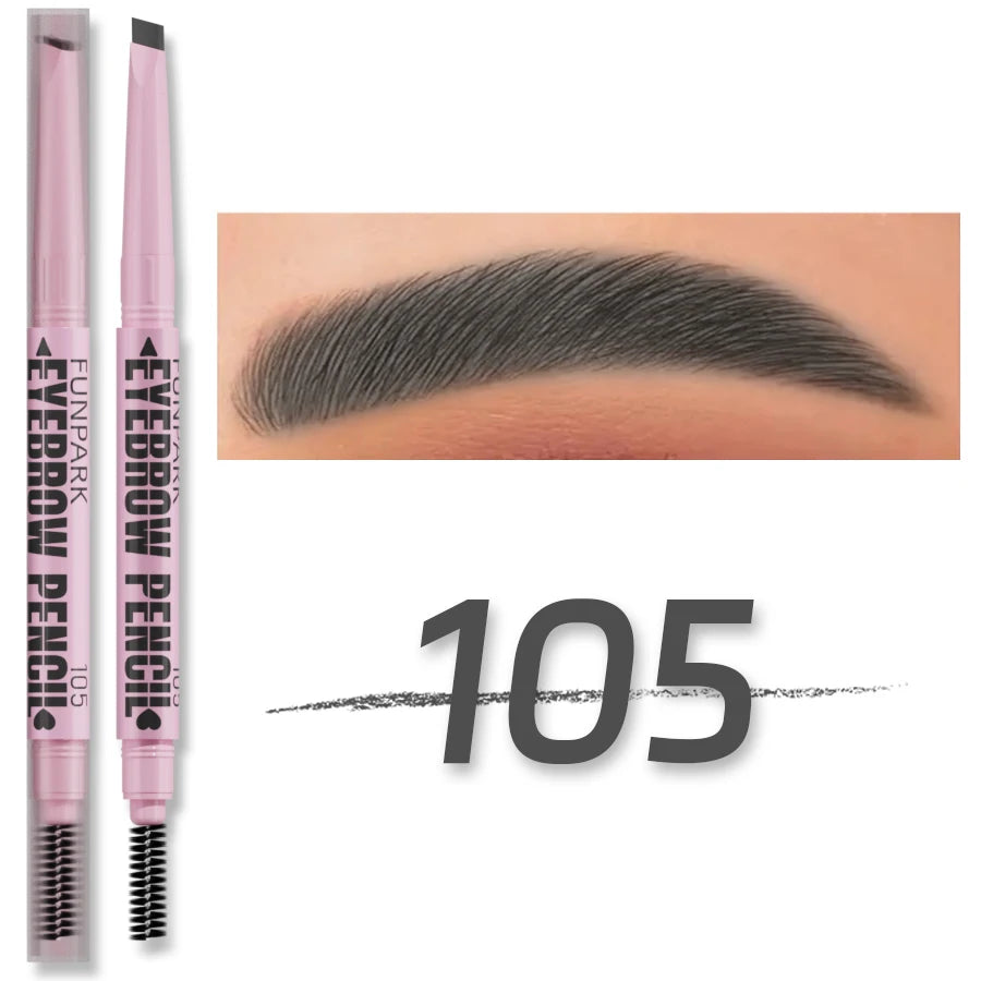 2 in 1 Waterproof Eyebrow Pencil