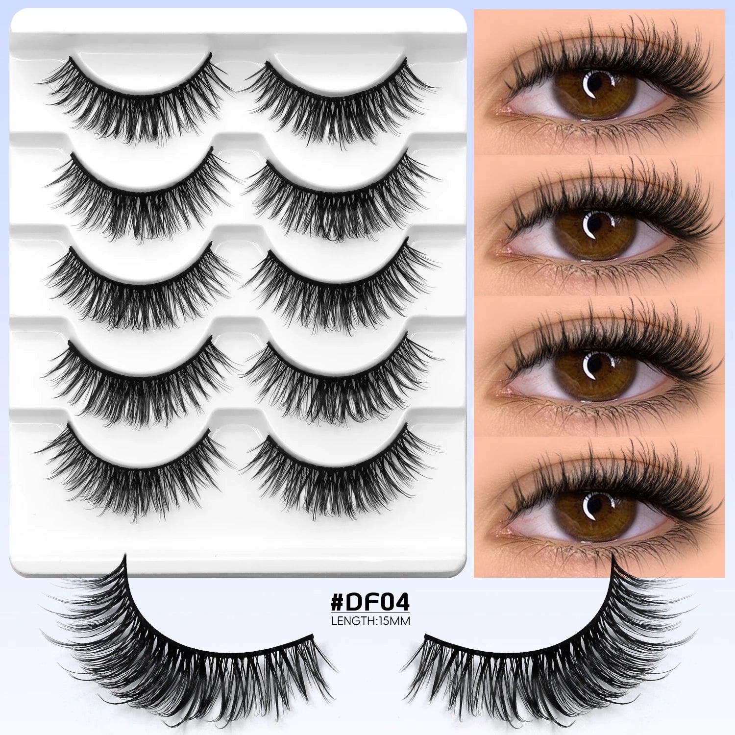 Strips Mink Fluffy Lashes
