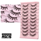 Natural False Eyelashes (5/10 Pairs)