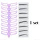 8 In 1 Reusable Eyebrow Stencil Beauty Makeup Brow Stamp Template Eyebrows Shape Set Eye Brow Makeup Tools