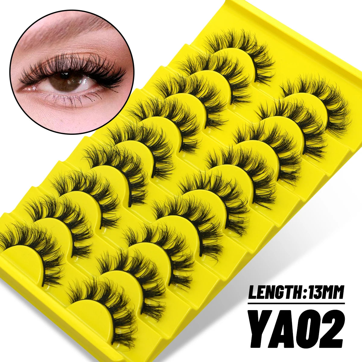 Natural False Eyelashes (5/10 Pairs)