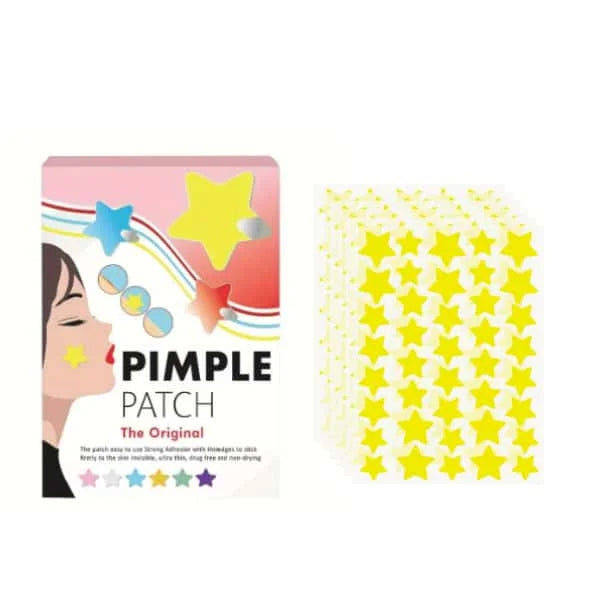40 pieces of multi-color star acne patches