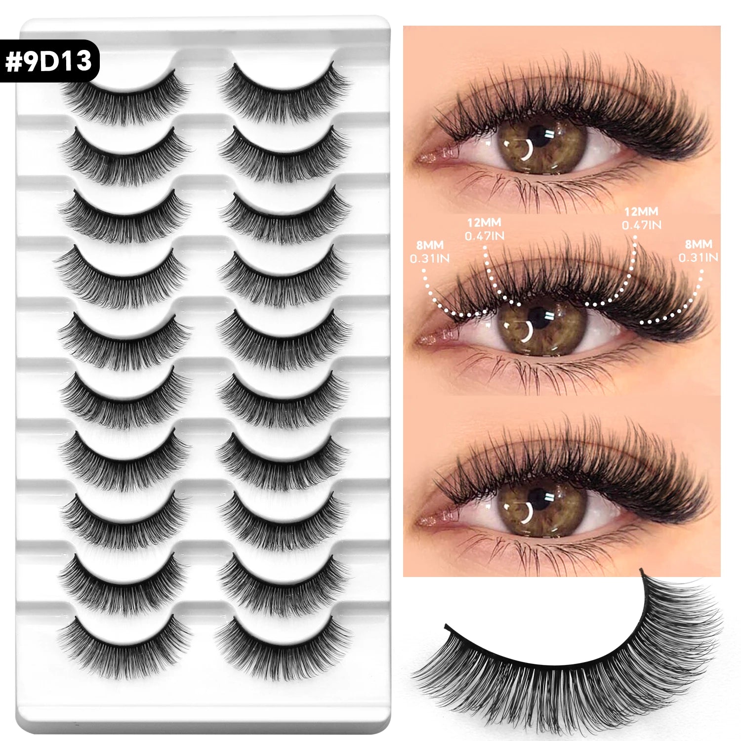Strips Mink Fluffy Lashes