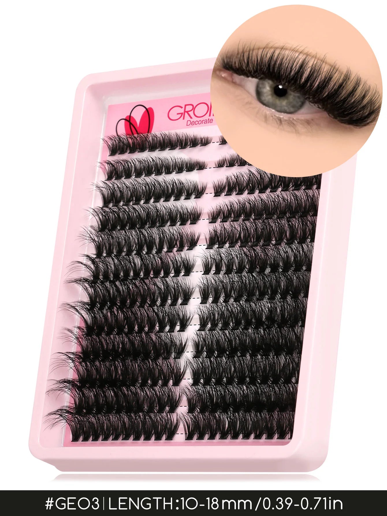 Cat Eyelashes Wispy Individual Lashes Extensions