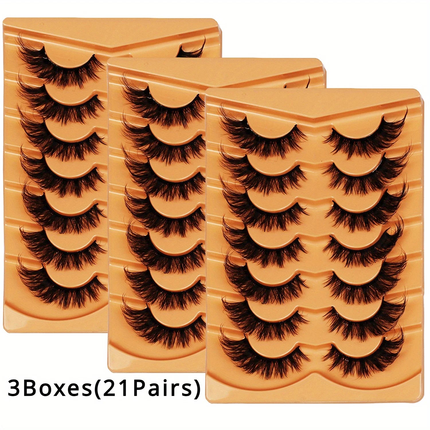 Cat Eye Lashes (21Pairs)