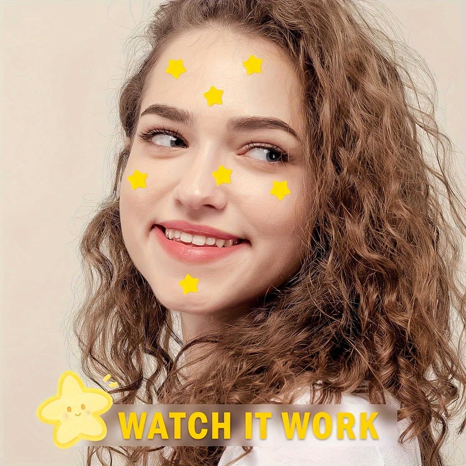 40 pieces of multi-color star acne patches