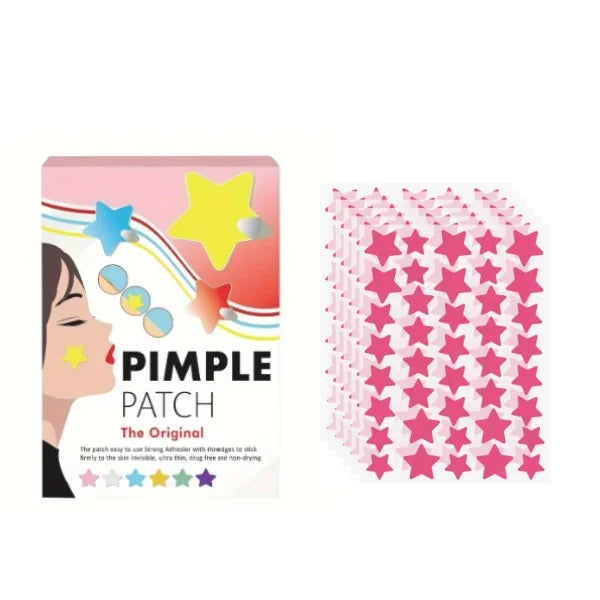 40 pieces of multi-color star acne patches