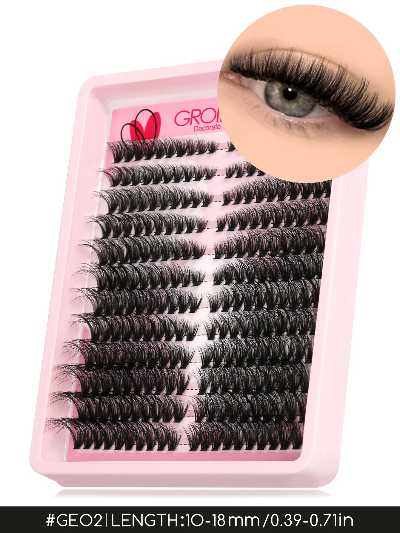 Cat Eyelashes Wispy Individual Lashes Extensions