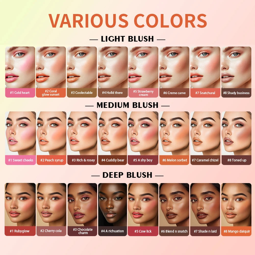 Blush Highlighter (8 Colors)