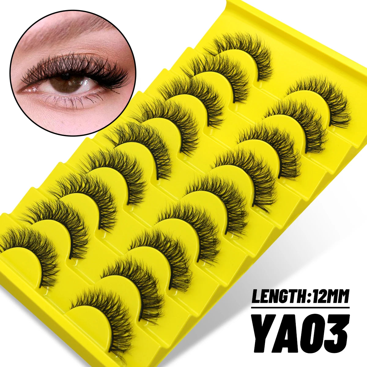 Natural False Eyelashes (5/10 Pairs)
