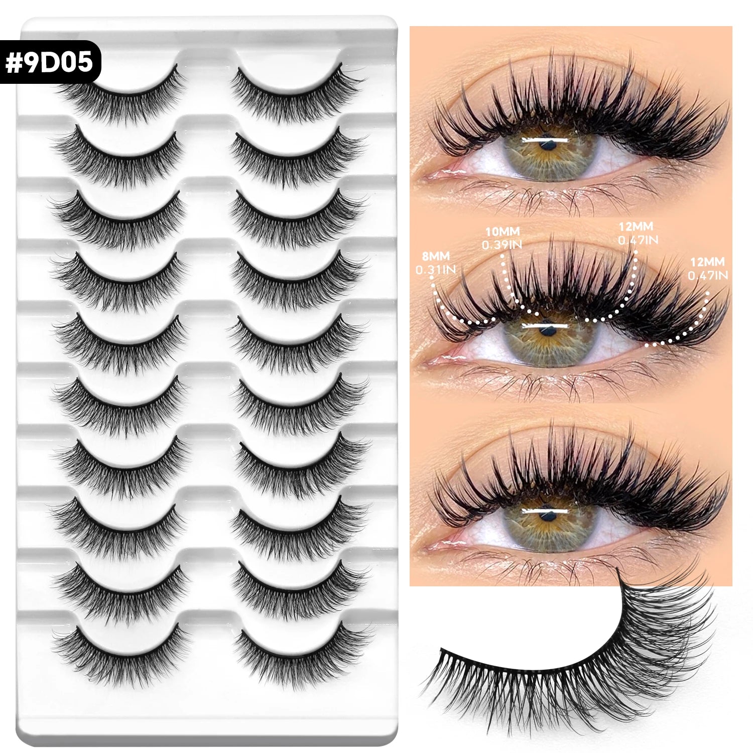 Strips Mink Fluffy Lashes
