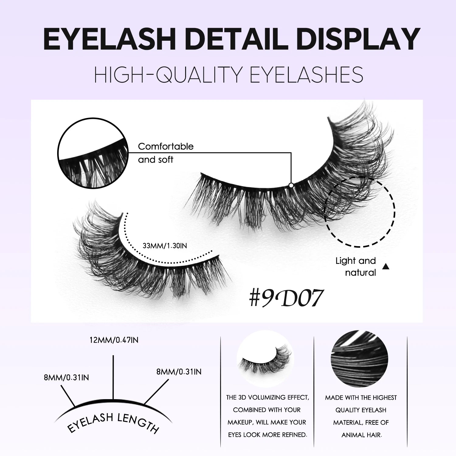 Strips Mink Fluffy Lashes