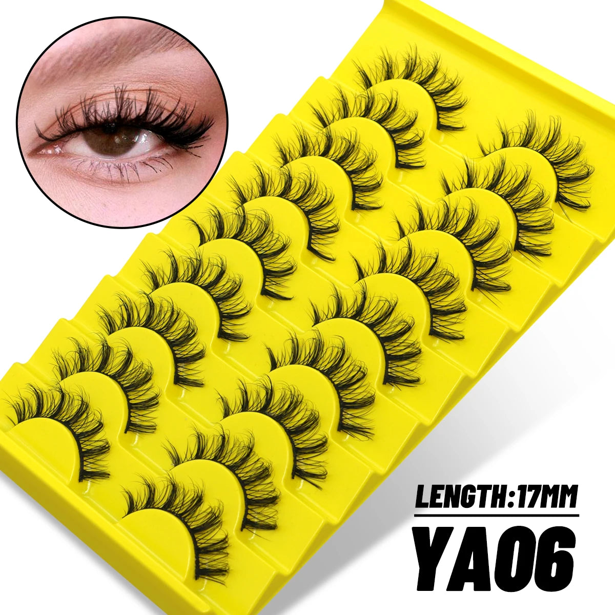 Natural False Eyelashes (5/10 Pairs)