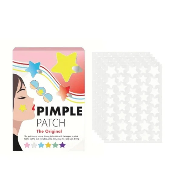 40 pieces of multi-color star acne patches