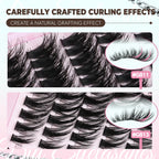 200 Pcs Extensions Eyelash Clusters Kit