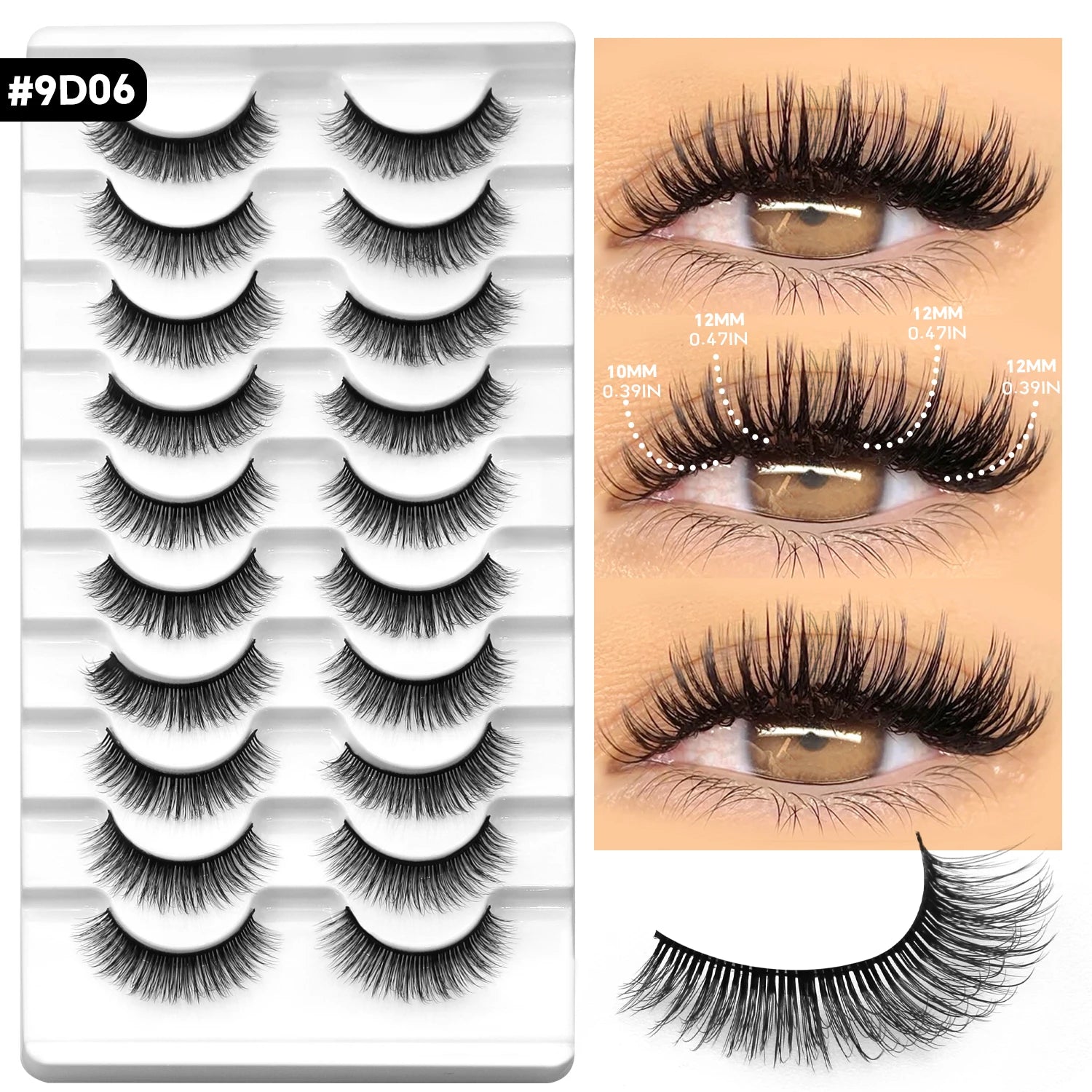 Strips Mink Fluffy Lashes