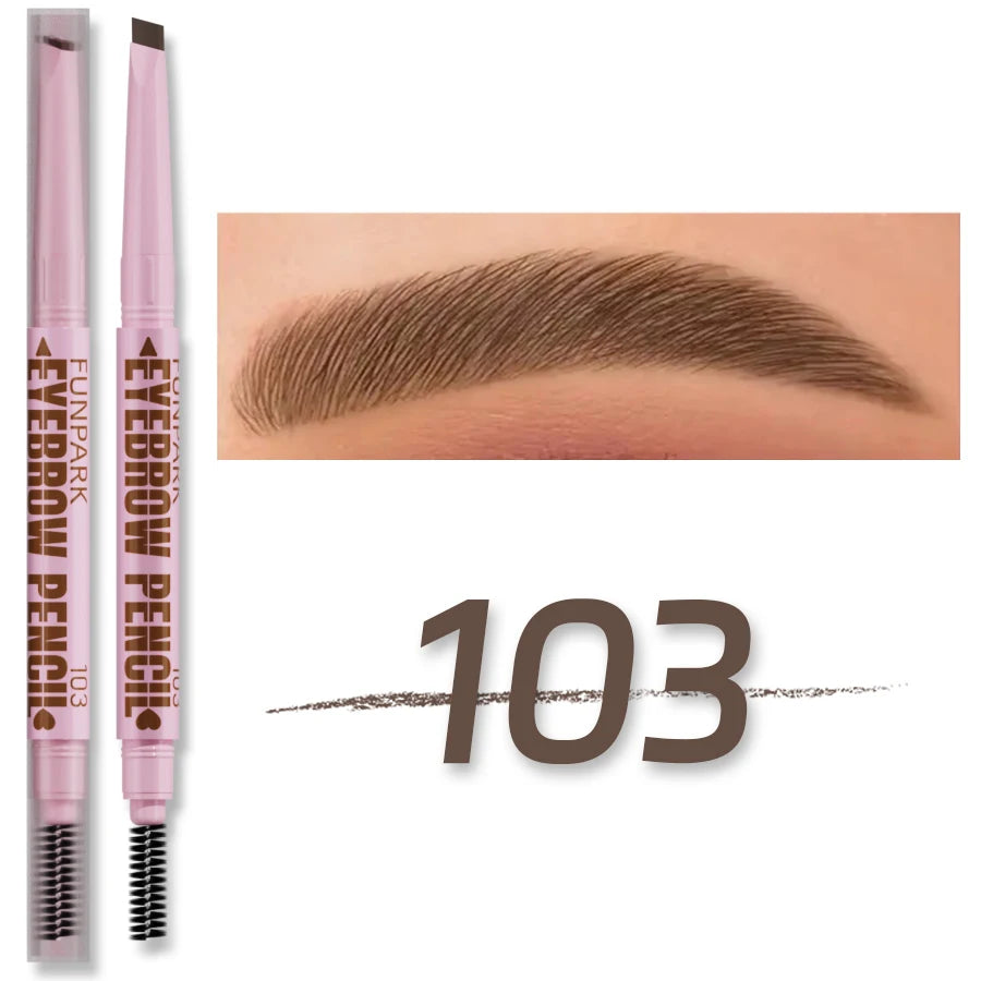 2 in 1 Waterproof Eyebrow Pencil