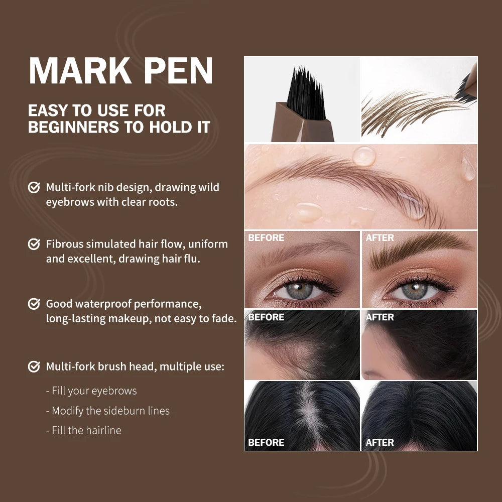 4D Eyebrow Liquid Waterproof