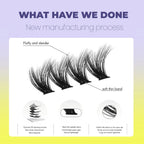 Cat Eyelashes Wispy Individual Lashes Extensions