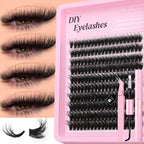 200 Pcs Extensions Eyelash Clusters Kit