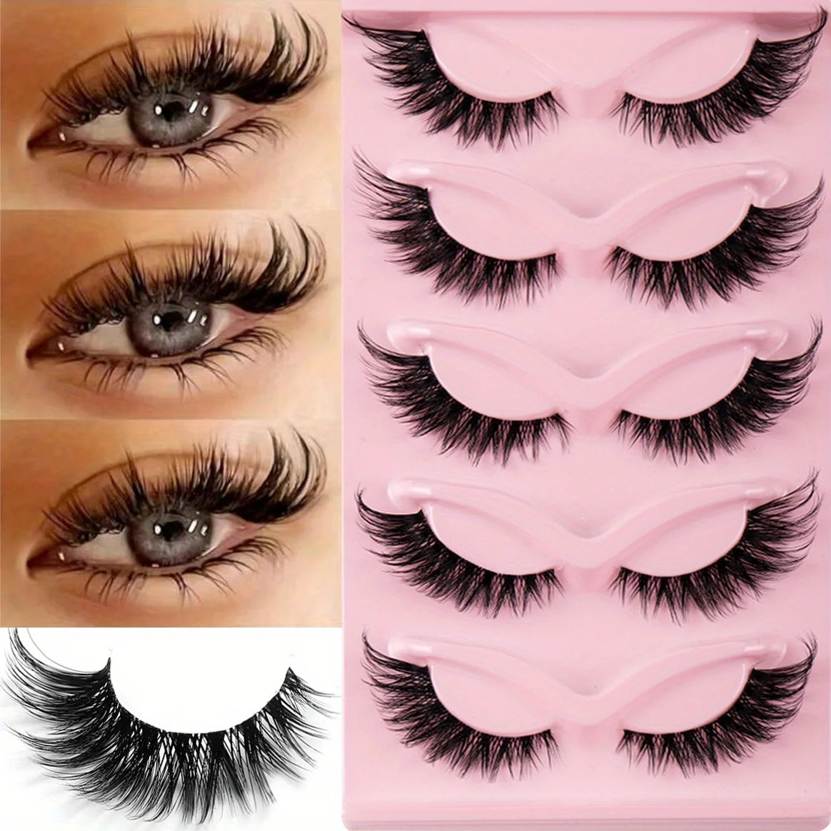 Cat Eye Lashes (15 Pairs)