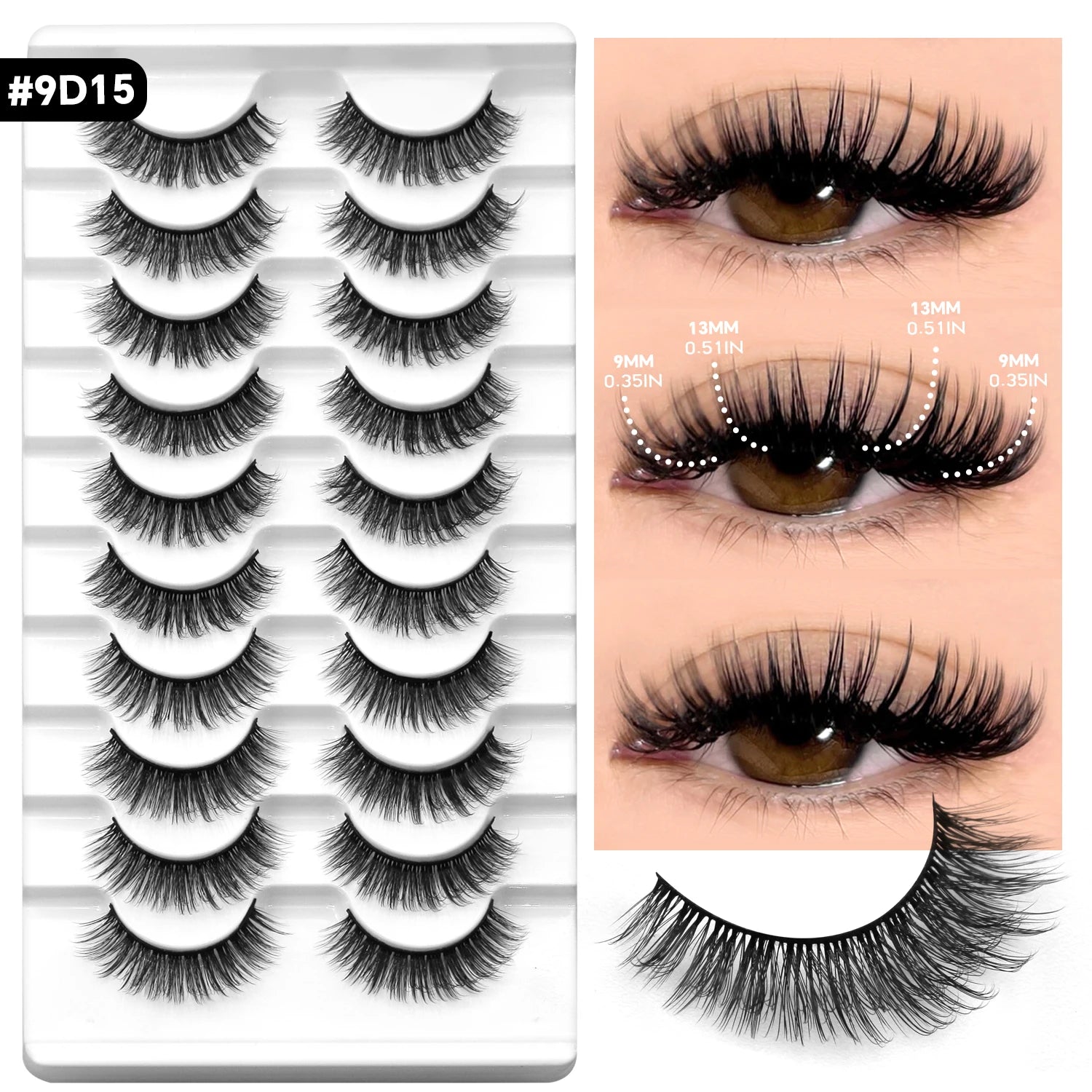 Strips Mink Fluffy Lashes