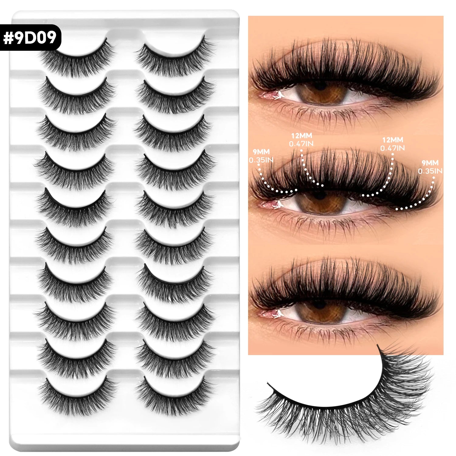 Strips Mink Fluffy Lashes