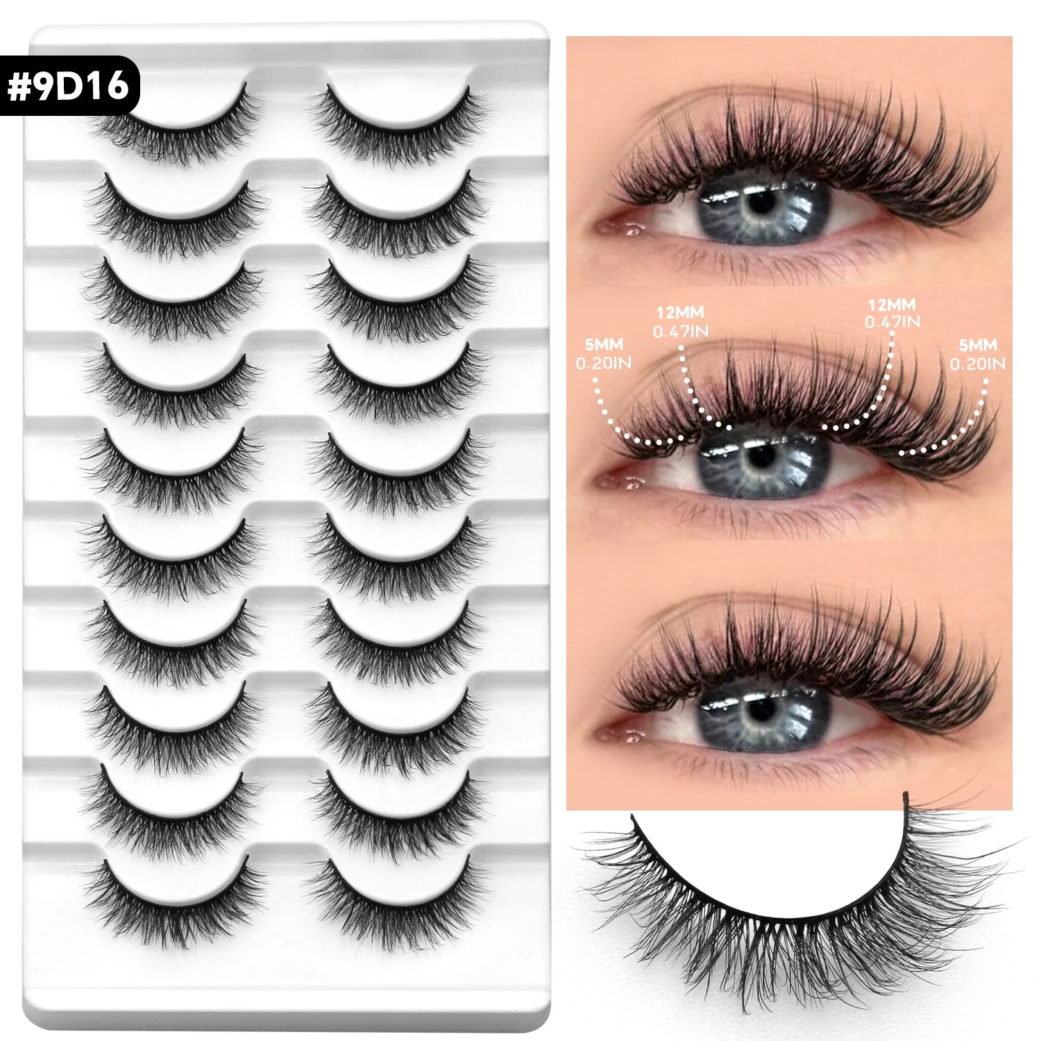 Strips Mink Fluffy Lashes