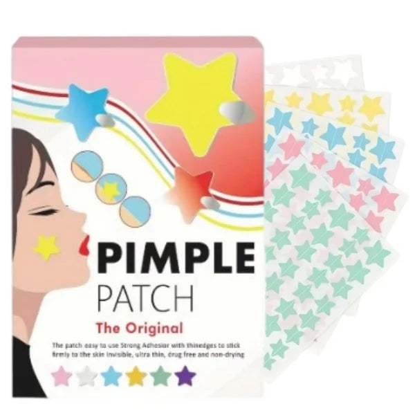 40 pieces of multi-color star acne patches