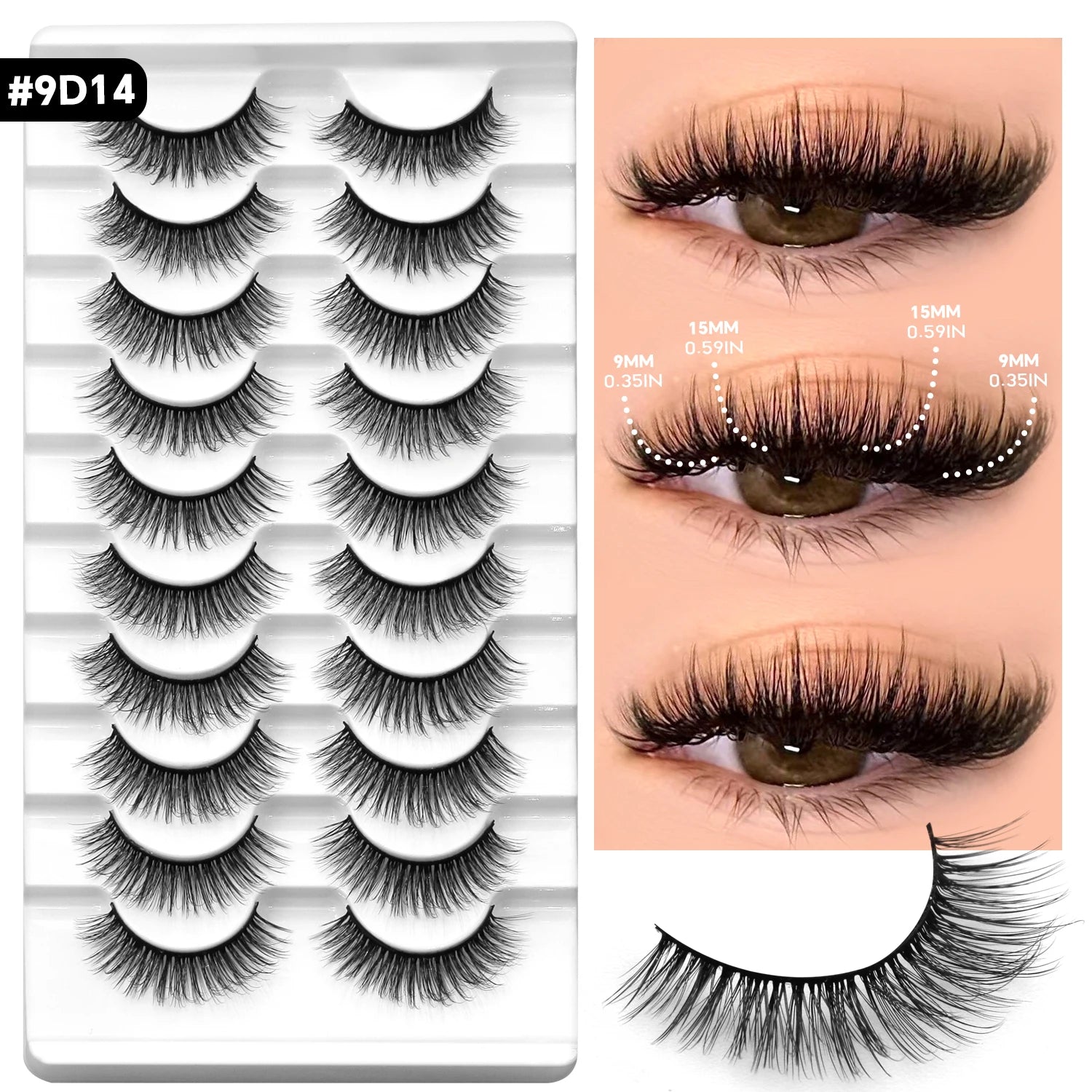 Strips Mink Fluffy Lashes