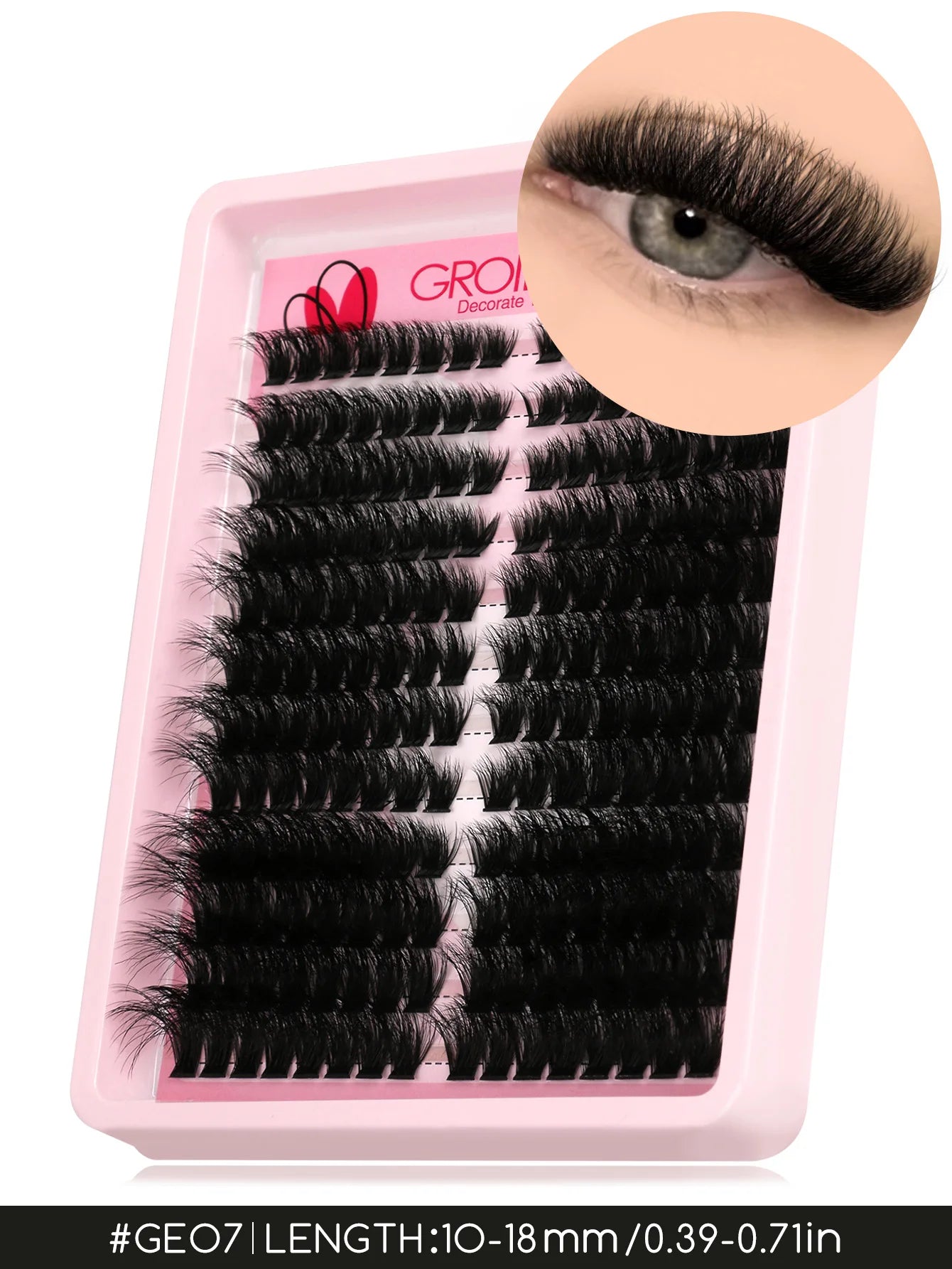 Cat Eyelashes Wispy Individual Lashes Extensions