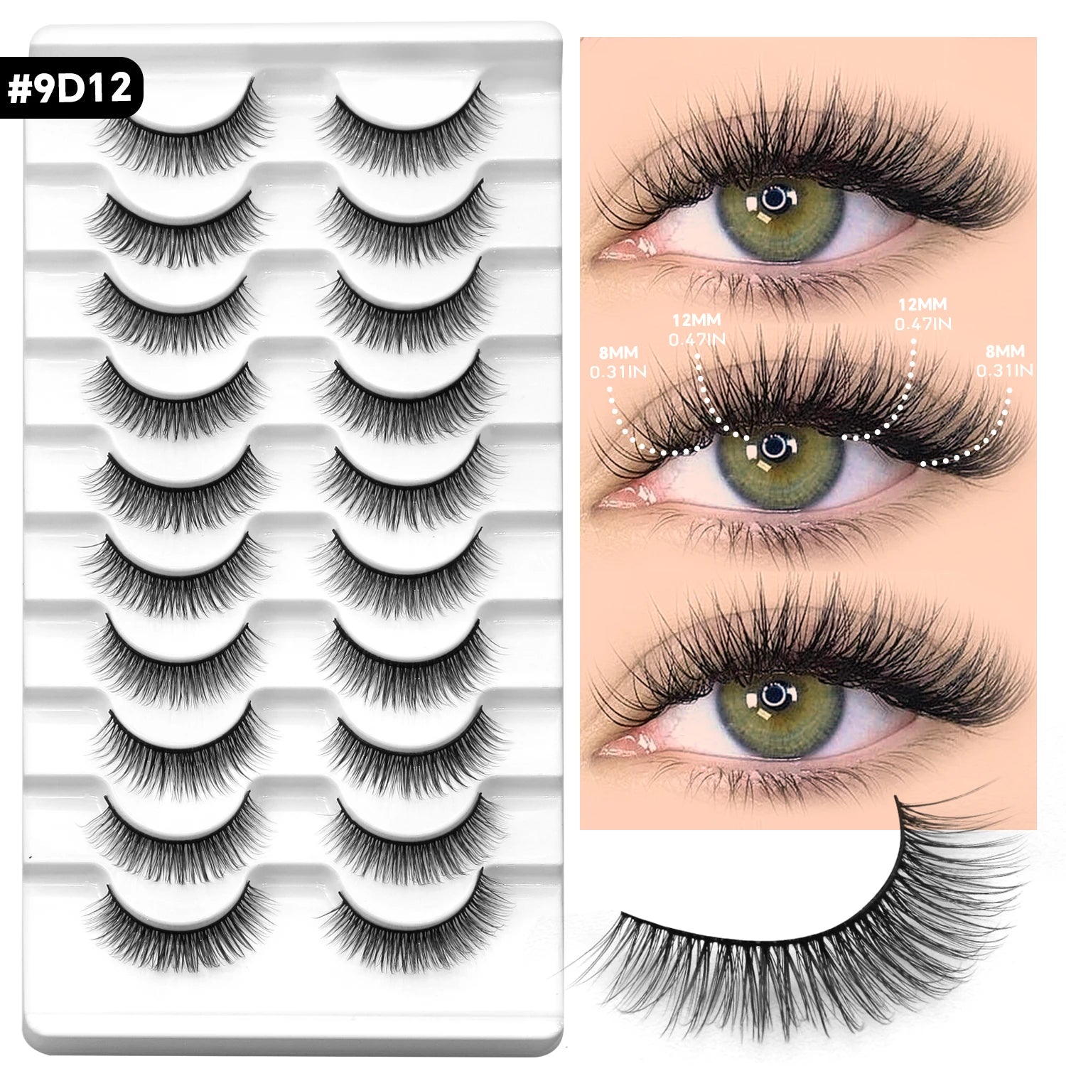 Strips Mink Fluffy Lashes