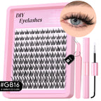 200 Pcs Extensions Eyelash Clusters Kit