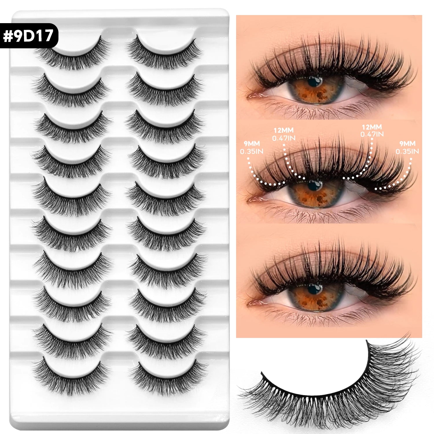 Strips Mink Fluffy Lashes
