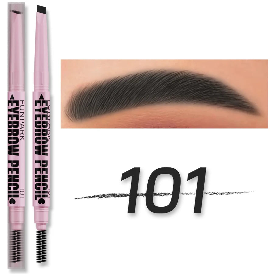 2 in 1 Waterproof Eyebrow Pencil